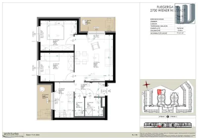 3-Zimmer-Wohnung mieten in Wiener Neustadt – 71 m², € 1.100 – Bild 26 von 26