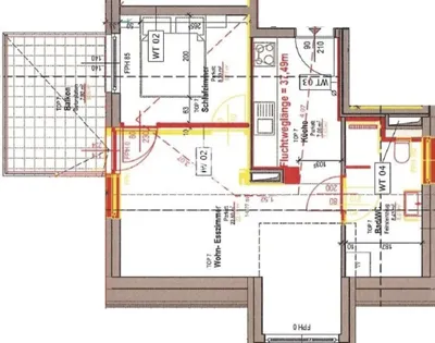 2-Zimmer-Wohnung mieten in Wien – 46,61 m², € 964 – Bild 9 von 9