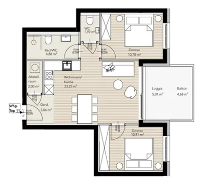 3-Zimmer-Wohnung kaufen in Liezen – 61,81 m², € 833.188 – Bild 10 von 10