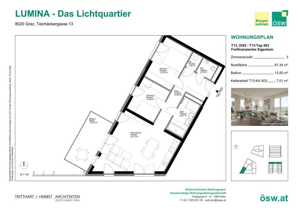 LUMINA - Familienfreundliches Zuhause im Grünen | Erstbezug - Ansicht 2