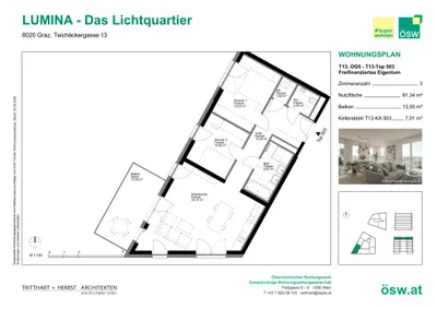 4-Zimmer-Wohnung kaufen in Graz – 81,34 m², € 399.000 – Bild 11 von 11