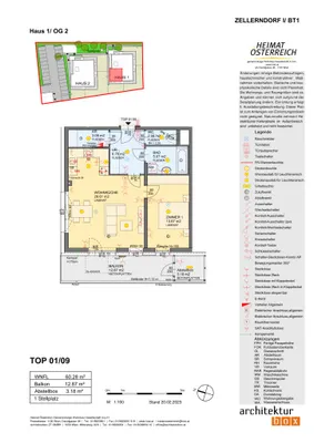2-Zimmer-Wohnung mieten in Hollabrunn – 60,28 m², € 700 – Bild 3 von 5