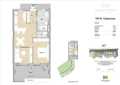 2-Zimmer-Wohnung kaufen in Salzburg Stadt – 52,9 m², € 662.112 – Bild 2 von 4