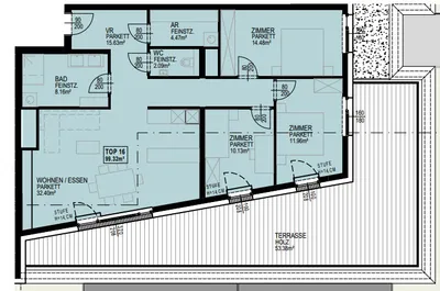 4-Zimmer-Wohnung kaufen in Mödling – 99,57 m², € 858.600 – Bild 4 von 12