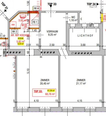 2-Zimmer-Wohnung kaufen in Wien – 60,76 m², € 214.900 – Bild 16 von 16