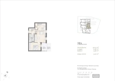 2-Zimmer-Wohnung kaufen in Salzburg Stadt – 49,15 m², € 461.500 – Bild 3 von 4
