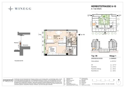 2-Zimmer-Wohnung kaufen in Wien – 39,79 m², € 229.800 – Bild 13 von 13