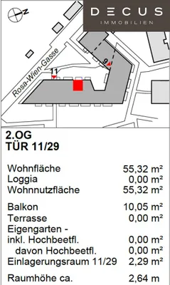 2-Zimmer-Wohnung mieten in Wien – 55 m², € 1.250 – Bild 10 von 10