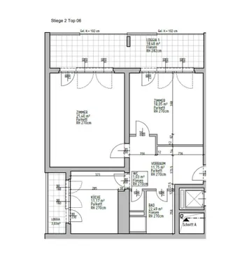 2-Zimmer-Wohnung mieten in Villach – 72,7 m², € 1.322 – Bild 8 von 8