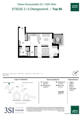 1-Zimmer-Wohnung kaufen in Wien – 50,67 m², € 525.000 – Bild 34 von 34