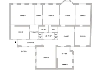 9-Zimmer-Gewerbeimmobilie mieten in Wien – 294 m², € 4.253 – Bild 12 von 12