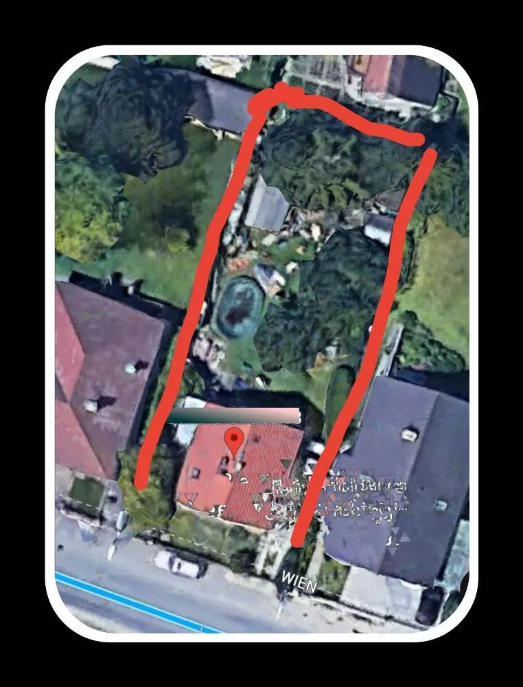 Eigentumsgrundstück mit SANIERUNGSBEDÜRFTIGEN Haus 1220 Wien - Ansicht 2