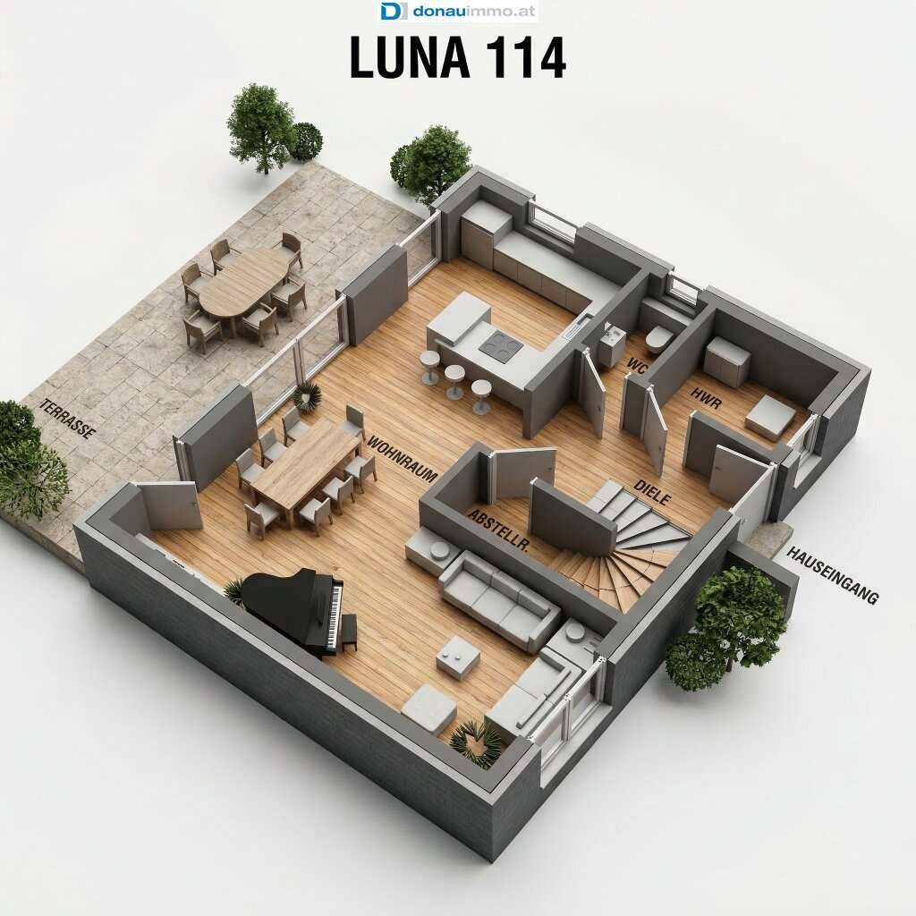Neubau | Ziegelmassivhaus auf Baurechtsgrund - Ansicht 2