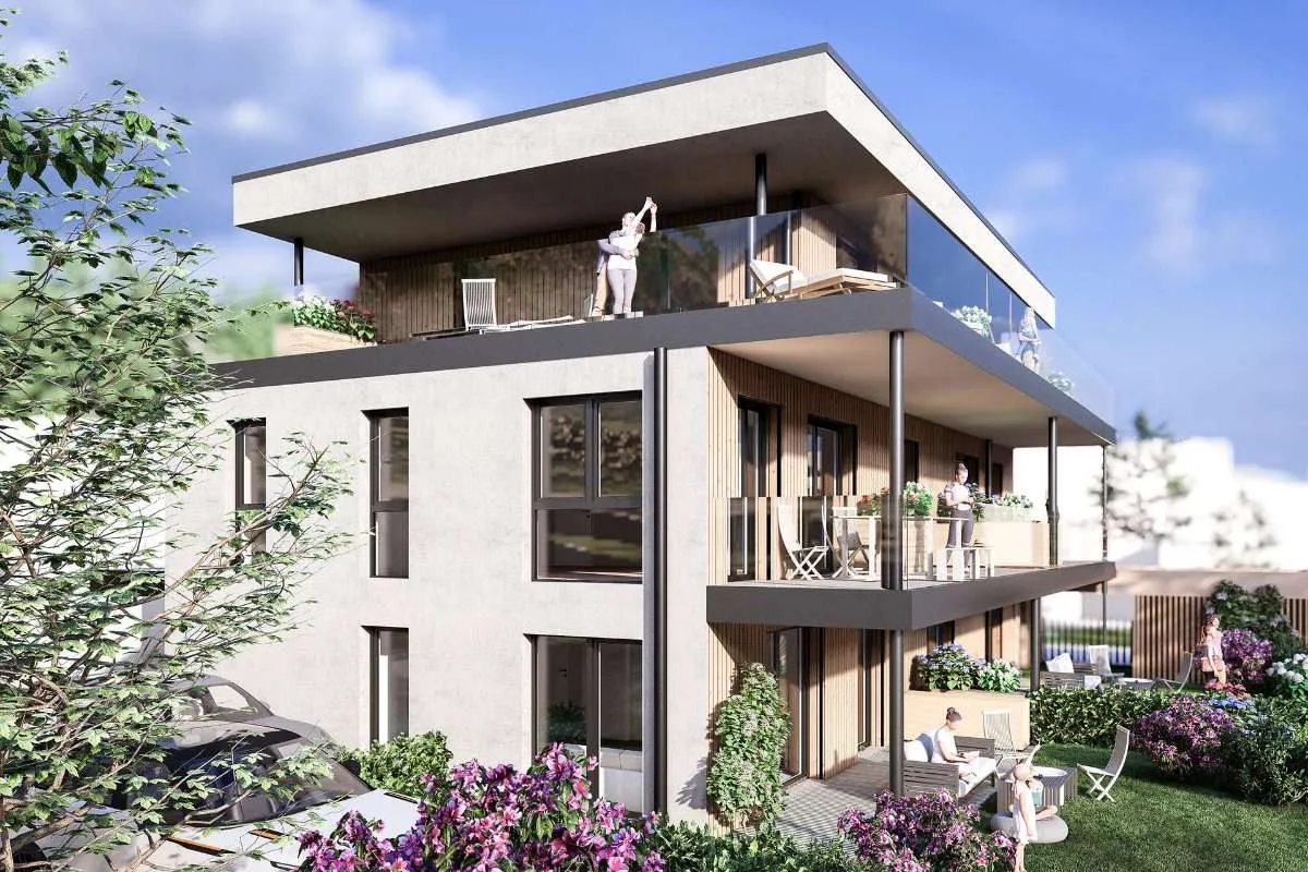 Provisionsfrei: Neubau 3 Zimmer Terrassenwohnung – pohled 2