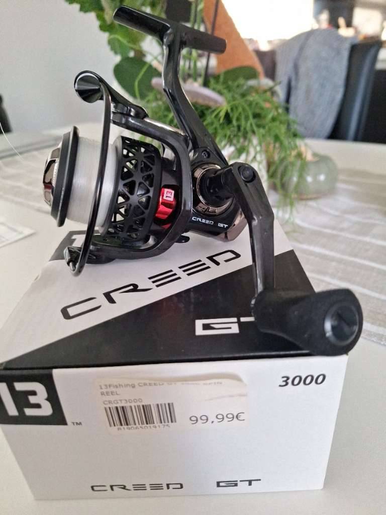 13 Fishing! Creed GT 3000 Spin Reel No Shimano No Daiwa Illex Westin Abu  Garcia Lmab Rolle Schnur Fischen Angeln Hecht Zander Barsch Forelle,  49,-  (4873 Frankenburg am Hausruck) - willhaben