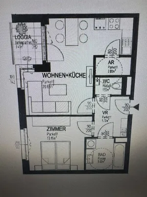 2-Zimmer-Wohnung mieten in Wien – 48 m², € 1.100 – Bild 7 von 7