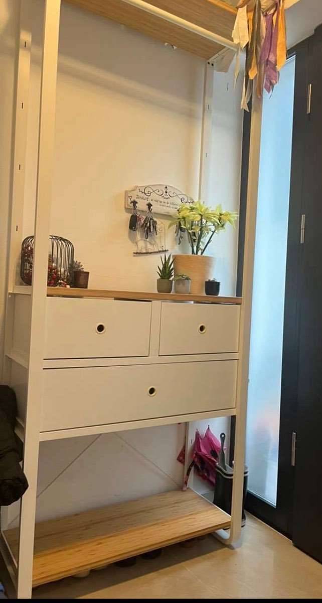 Schrankkombination wei/ Bambus,  245,- (1170 Wien) - willhaben