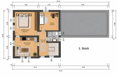 6-Zimmer-Haus kaufen in Salzburg-Umgebung – 110 m², € 300.000 – Bild 5 von 7