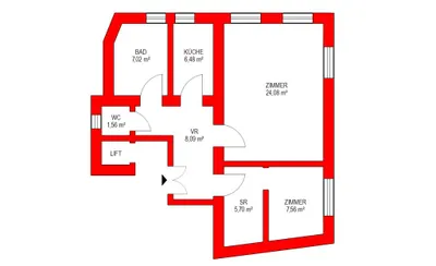 2-Zimmer-Wohnung mieten in Wien – 61 m², € 860 – Bild 21 von 21