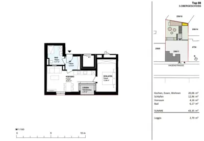 2-Zimmer-Wohnung kaufen in Linz – 42,7 m², € 295.000 – Bild 9 von 15