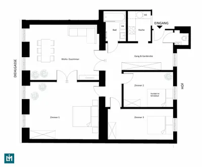 4-Zimmer-Wohnung mieten in Wien – 100 m², € 2.300 – Bild 10 von 10