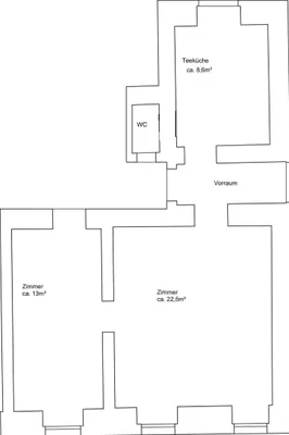 2-Zimmer-Gewerbeimmobilie mieten in Linz – 48 m², € 500 – Bild 5 von 5