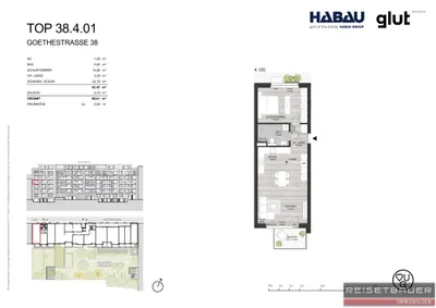 2-Zimmer-Wohnung kaufen in Linz – 62,42 m², € 379.000 – Bild 6 von 6