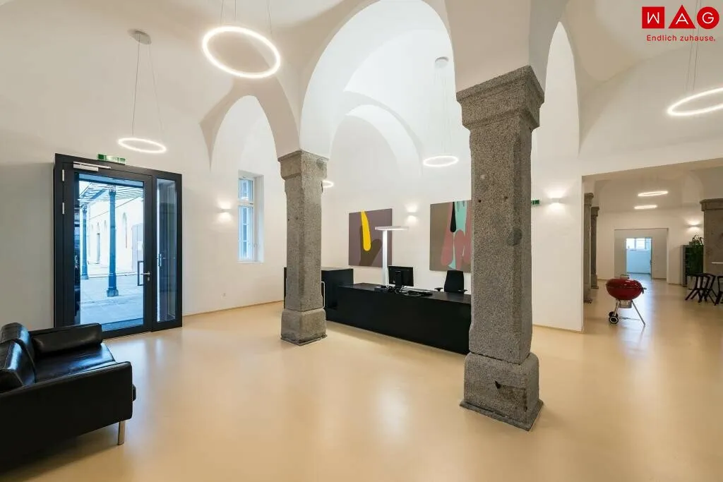 548 m² neuwertige, voll ausgestattete barrierefreie XXL-Büro-/Geschäftsfläche in den Dragoner Höfen Wels mit weitreichendem Mitgestaltungsfreiraum! - Ansicht 2