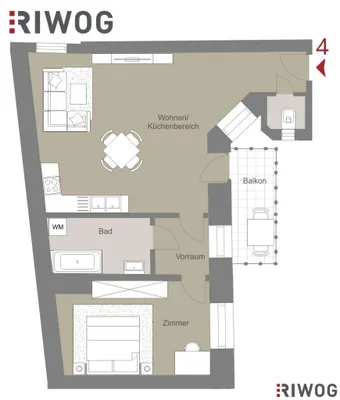 2-Zimmer-Wohnung kaufen in Wien – 59,64 m², € 379.000 – Bild 12 von 12