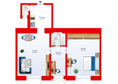 3-Zimmer-Wohnung kaufen in Wien – 63 m², € 198.500 – Bild 16 von 16