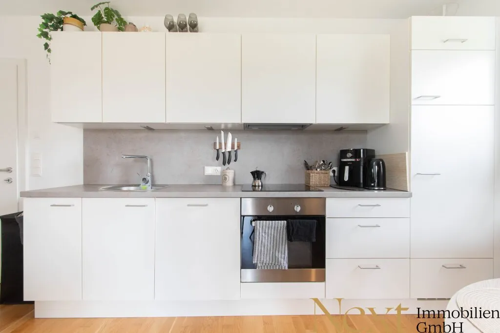 MIETE MIT KAUFOPTION - Wohnen mit Stil - attraktive, 2020 erbaute 2-Zimmer-Wohnung mit Parkplatz in Kirchheim! - Widok 3