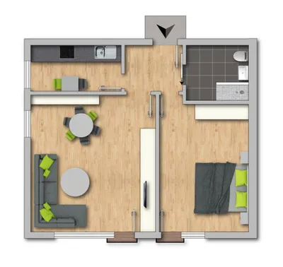 2-Zimmer-Wohnung kaufen in Gmunden – 41 m², € 143.500 – Bild 12 von 12