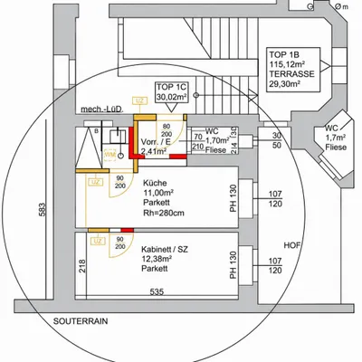 2-Zimmer-Gewerbeimmobilie mieten in Wien – 30 m², € 350 – Bild 6 von 6