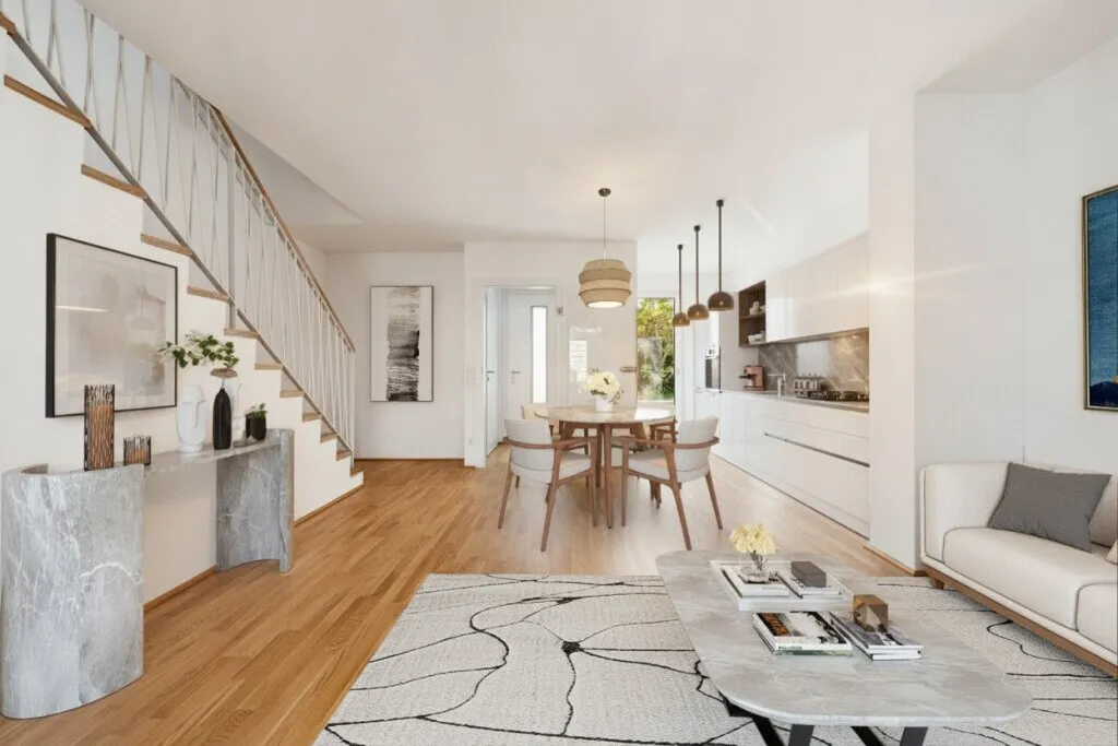 Mehr als eine Wohnung: modernes Townhouse mit eigenem Garten & Hausgefühl im Projekt KLUGARTOWN! – pohled 2