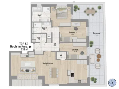 4-Zimmer-Wohnung kaufen in Wien – 134,75 m², € 1.249.900 – Bild 5 von 5