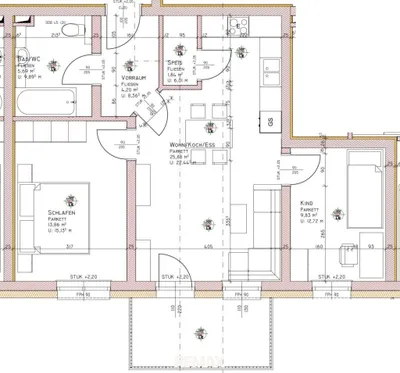 3-Zimmer-Wohnung kaufen in Vöcklabruck – 61 m², € 259.000 – Bild 3 von 3