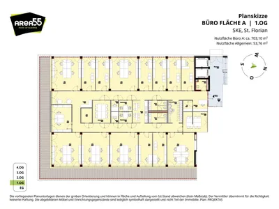 Gewerbeimmobilie mieten in Linz Land – 571 m², € 6.852 – Bild 14 von 17