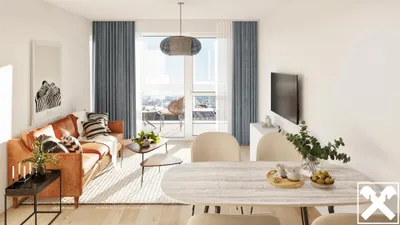 2-Zimmer-Wohnung mieten in Wien – 42,97 m², € 997 – Bild 2 von 3