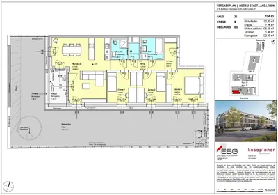 4-Zimmer-Wohnung mieten in Mistelbach – 100 m², € 1.293 – Bild 1 von 3