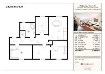 4-Zimmer-Wohnung kaufen in Linz – 95,45 m², € 295.000 – Bild 9 von 9