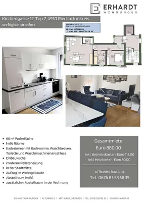 2-Zimmer-Wohnung mieten in Ried im Innkreis – 66 m², € 890 – Bild 8 von 8