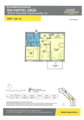 3-Zimmer-Wohnung mieten in Wiener Neustadt – 71,5 m², € 935 – Bild 12 von 17