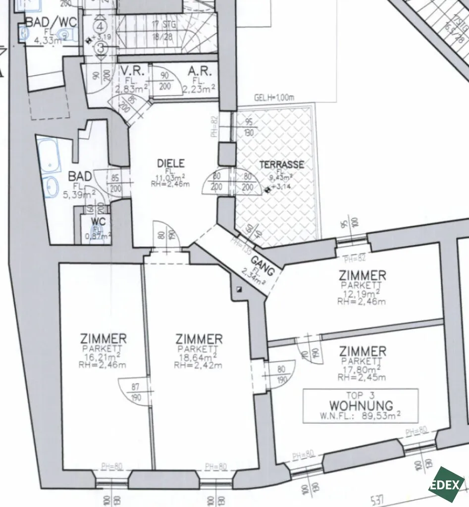 Wohnung – Bruck an der Leitha, Katastralgemeinde Bruck an der Leitha - Ansicht 2