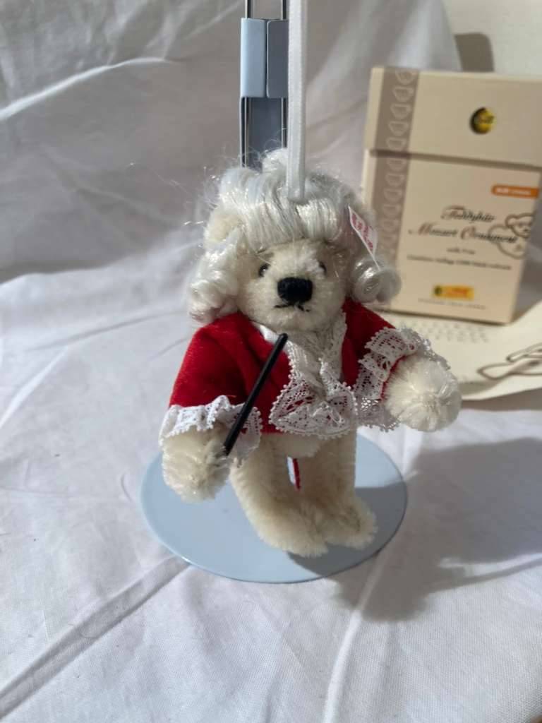 Steiff Mozart Ornament ぬいぐるみ 9cm STEIFF MOZART ORNAMENT lim Edition, € 60,- (5020 Salzburg) - willhaben