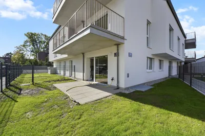 Moderne Erstbezug-Mietwohnungen mit privaten Freiflächen und Garage im 21. Bezirk