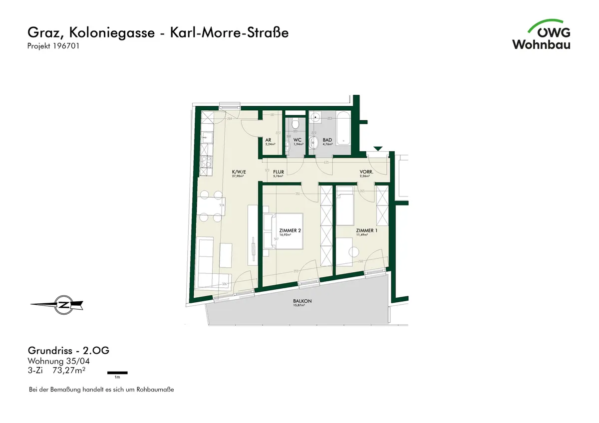 Wohnung – Eggenberg - Ansicht 2