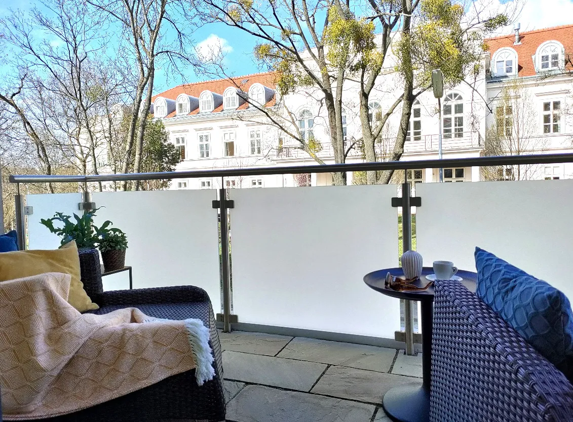 Bestlage Oberdöbling: Exklusive 2-Zimmer-Balkonwohnung - Ansicht 2