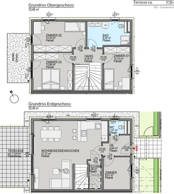 5-Zimmer-Haus kaufen in Graz – 106,22 m², € 756.200 – Bild 4 von 7