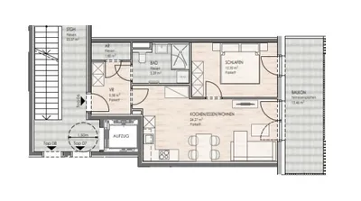 2-Zimmer-Wohnung kaufen in Zell am See – 49,16 m², € 334.000 – Bild 2 von 4