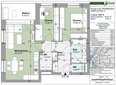 3-Zimmer-Wohnung kaufen in Sankt Pölten Land – 68 m², € 213.962 – Bild 21 von 21